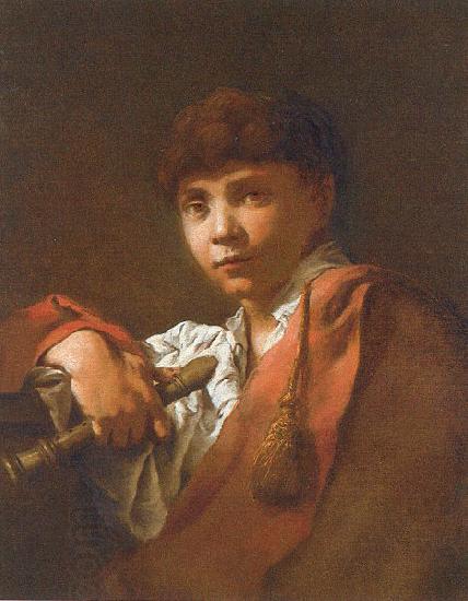 Maggiotto, Domenico Boy with Flute China oil painting art